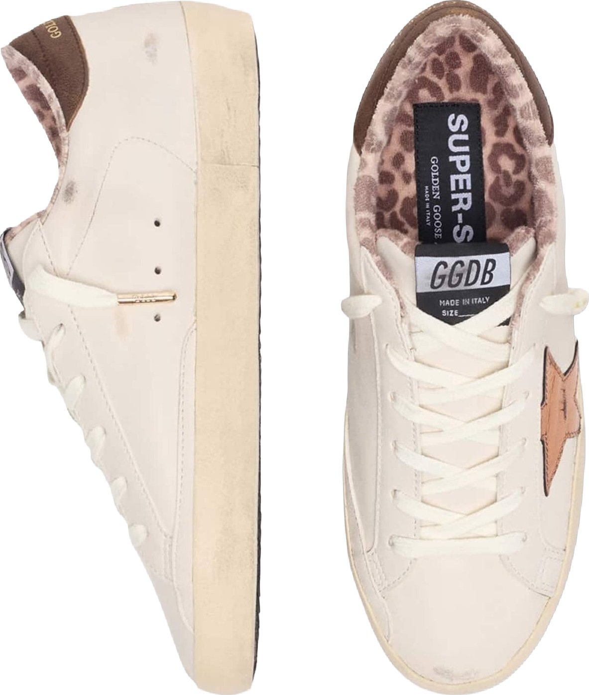 Dames Super-Star Sneaker Créme/Bruin