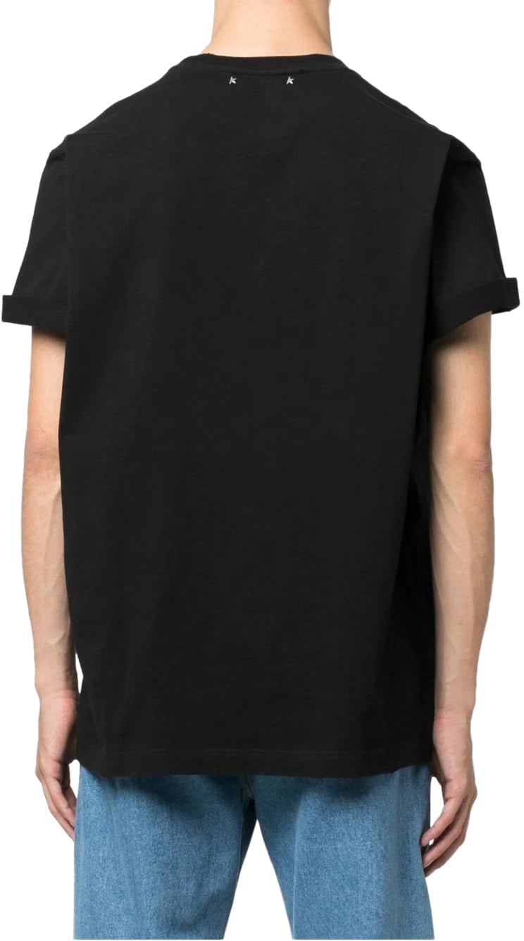 Tshirt Distressed Nero