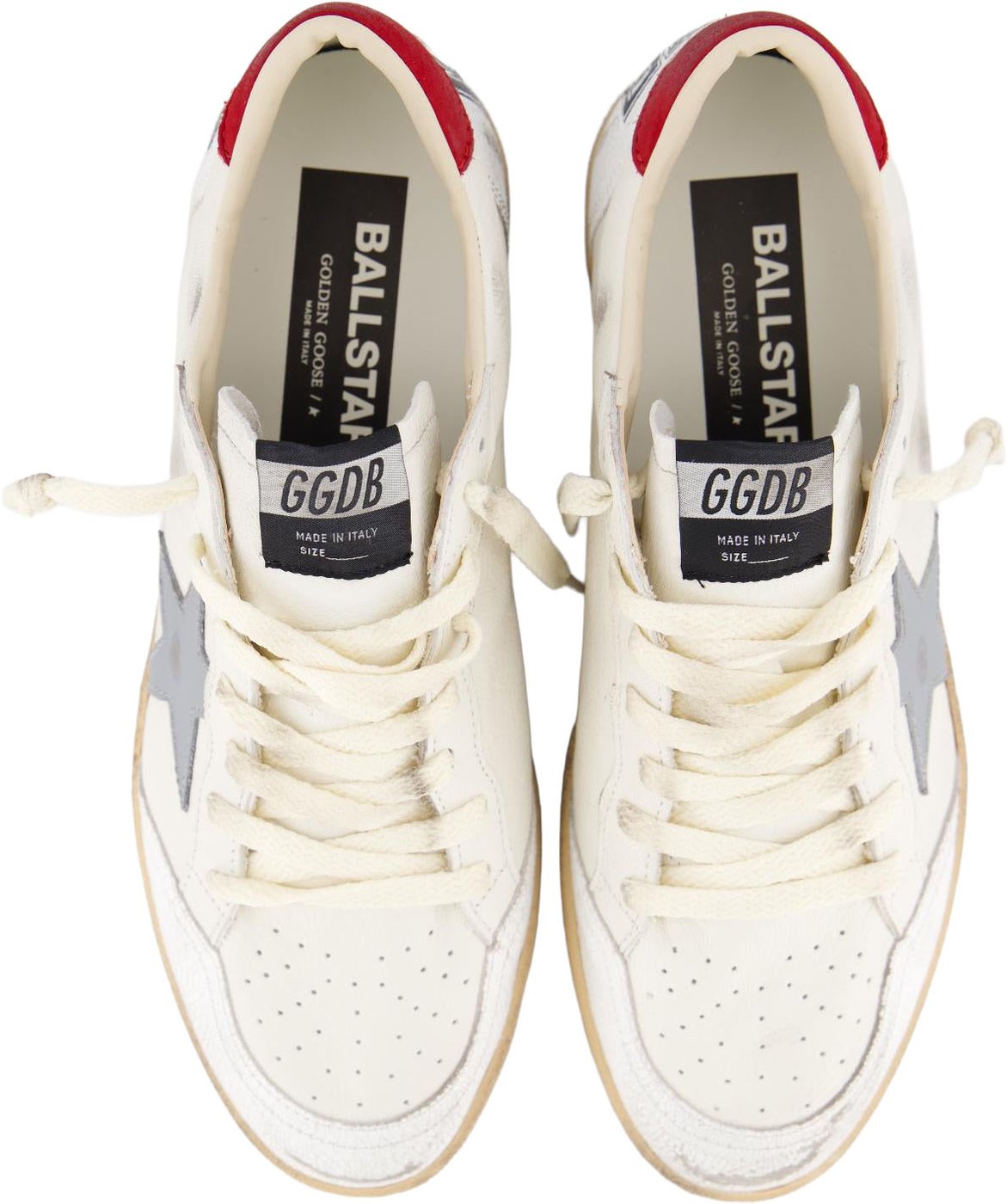 Heren Ball Star Sneaker Wit/Grijs