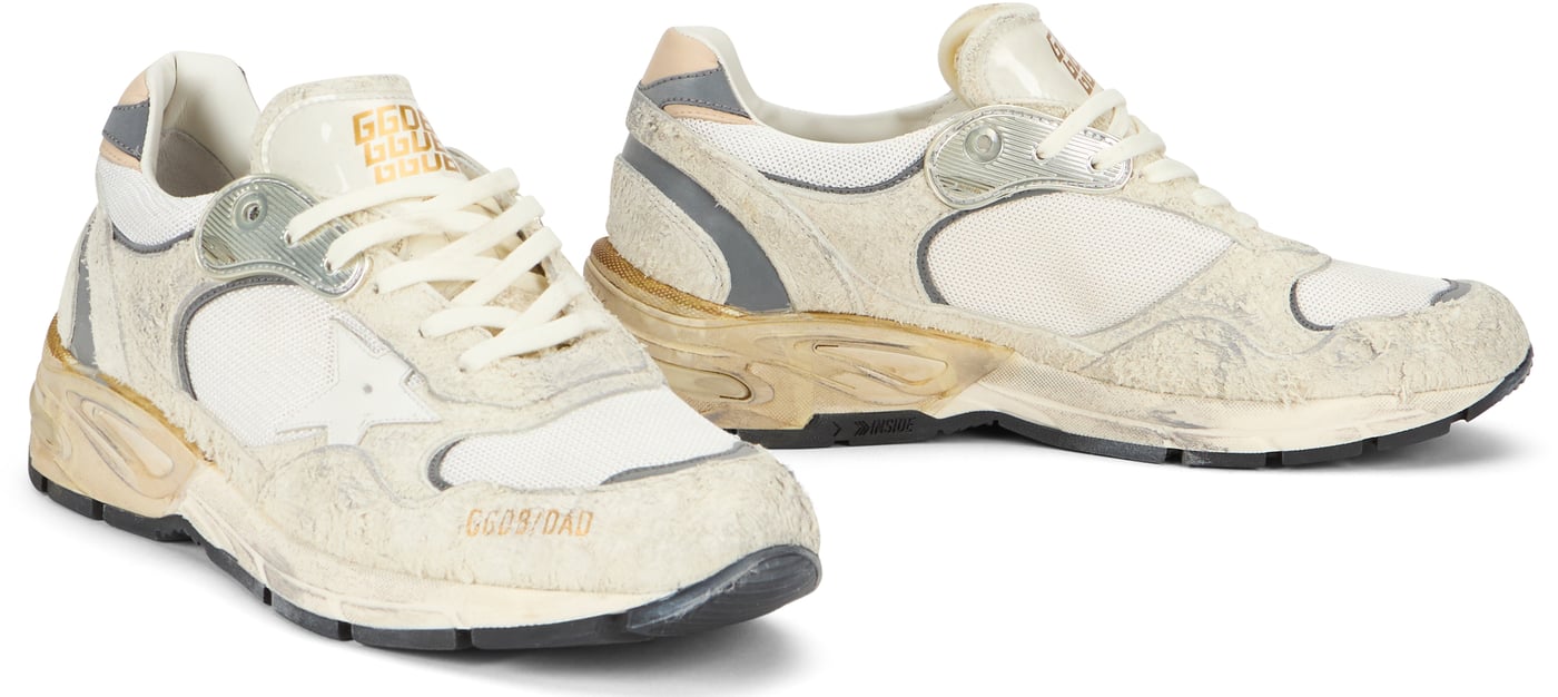 Sneakers Running Dad in suede and mesh