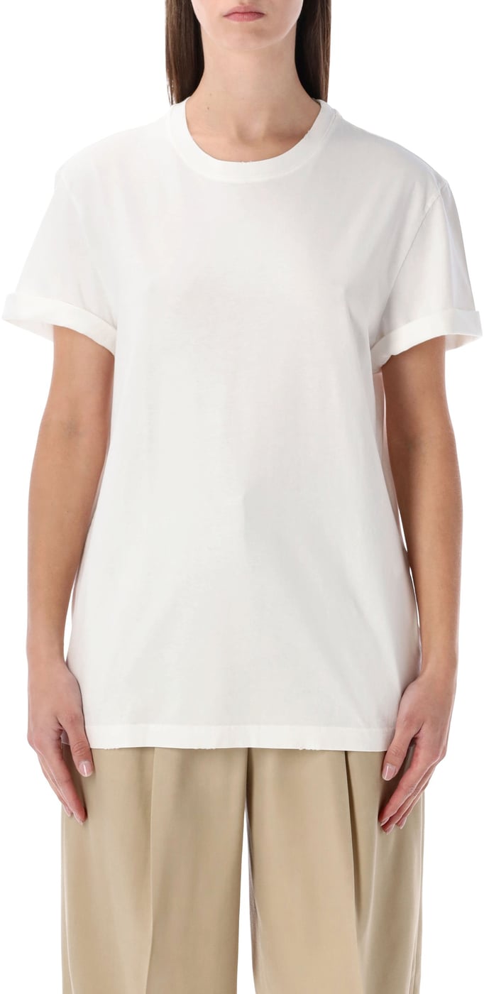 Tshirt Distressed Bianco