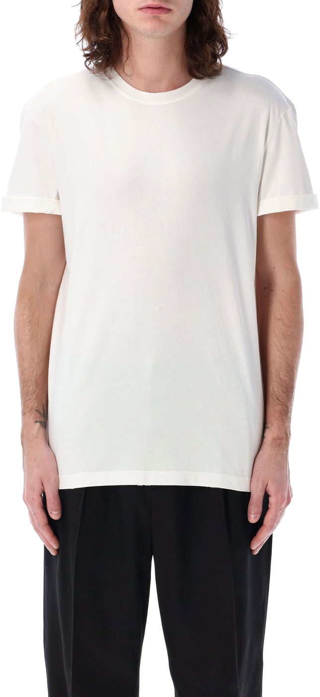 Tshirt Distressed Bianco