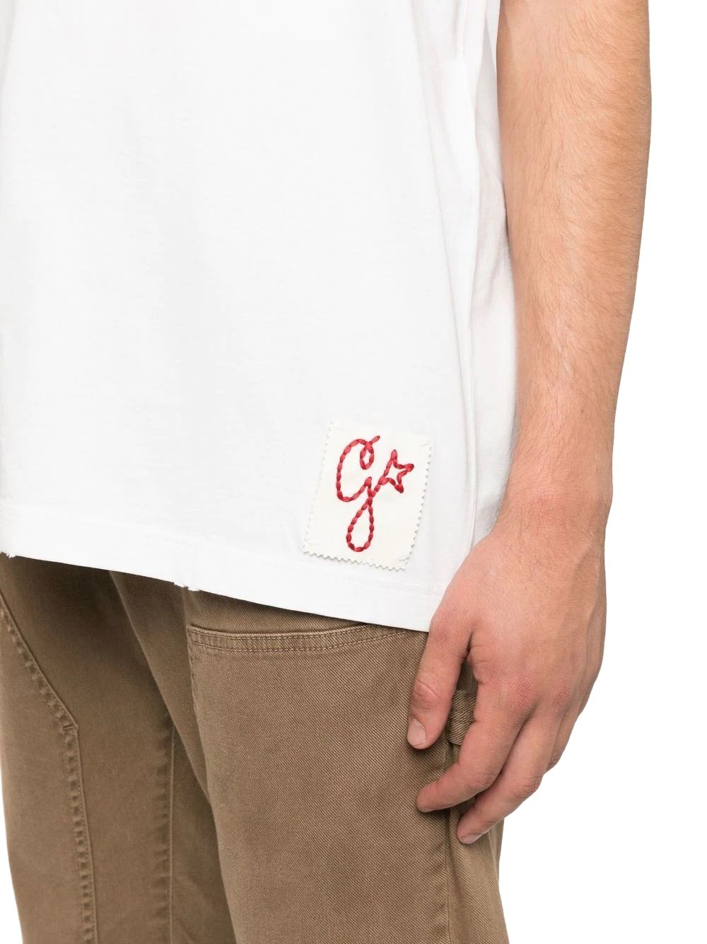 golden ms regular t-shirt white