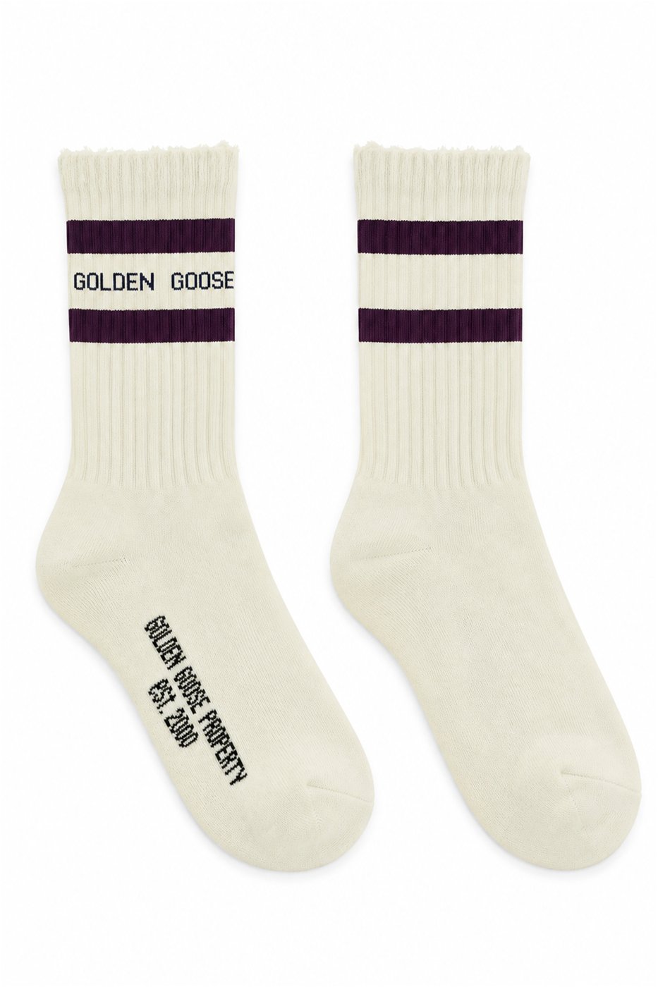 Socks with Stripes and logo
