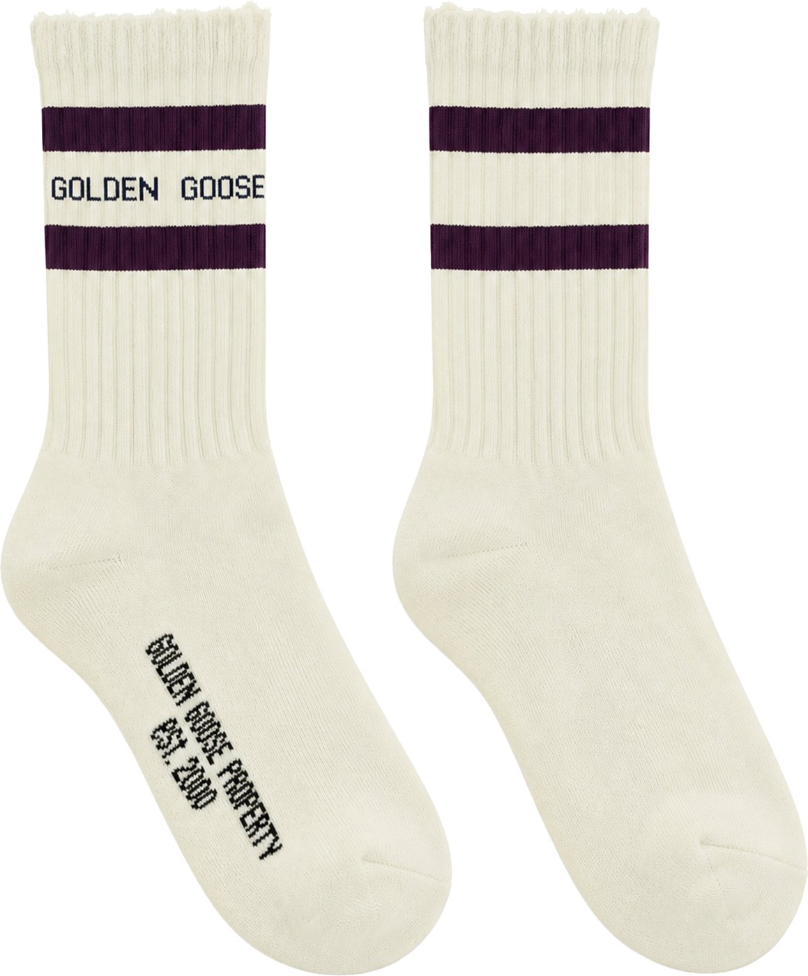 Socks with Stripes and logo