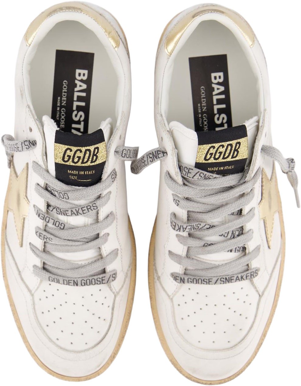 Dames Ball Star Sneaker Wit/Goud
