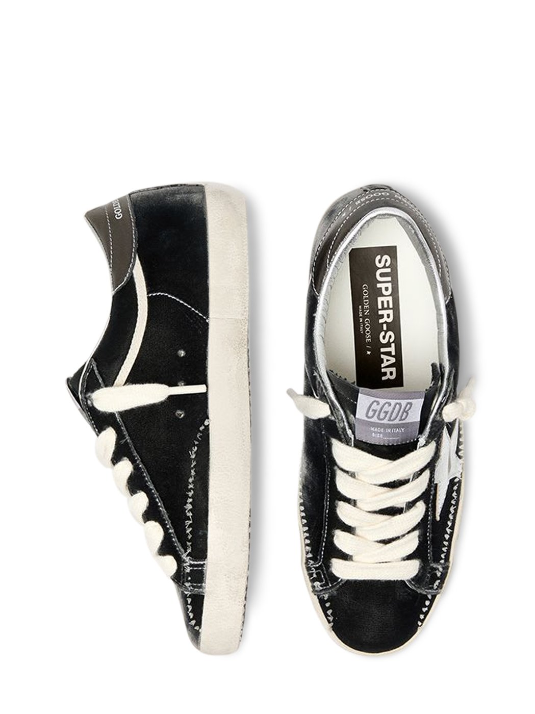 Black Super Star LTD Suede Sneakers