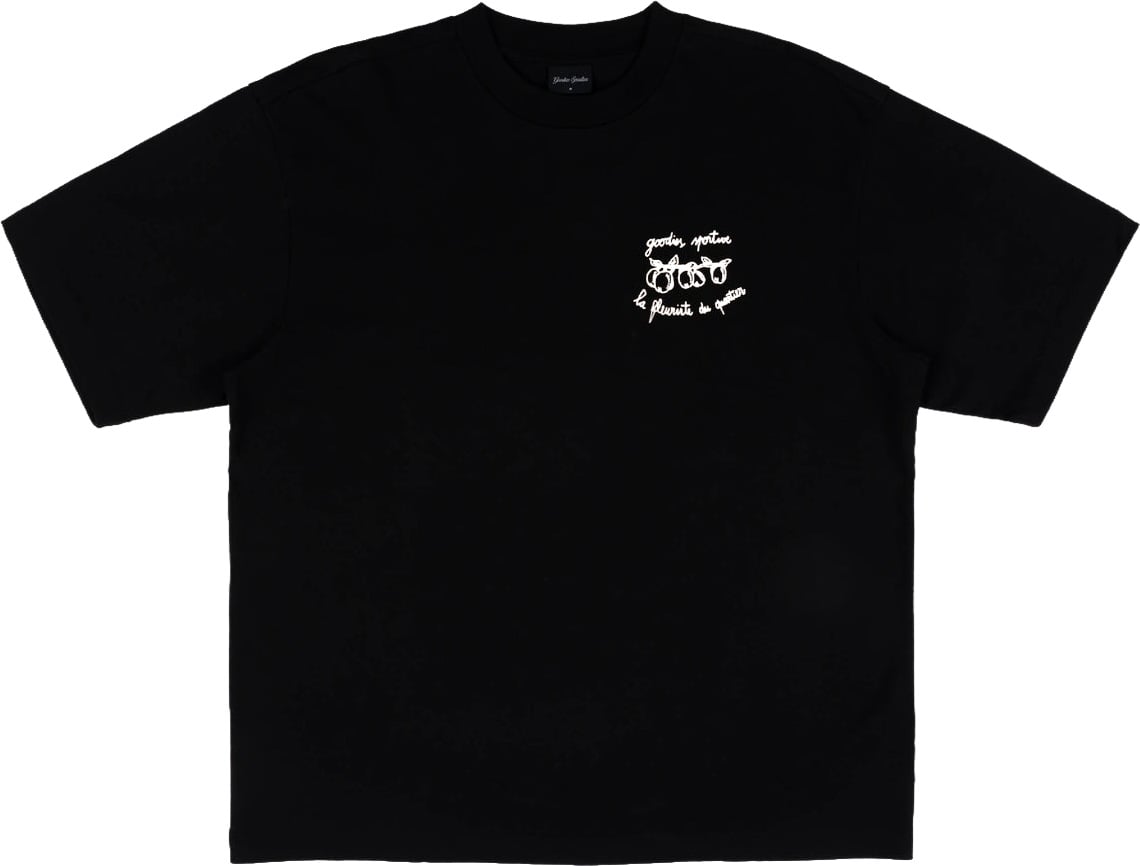 Goodies Sportive Le Fleuriste Tee Zwart