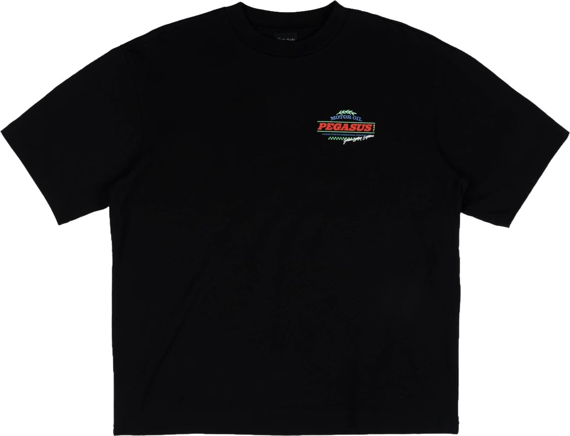 Goodies Sportive Motor Oil Tee Zwart