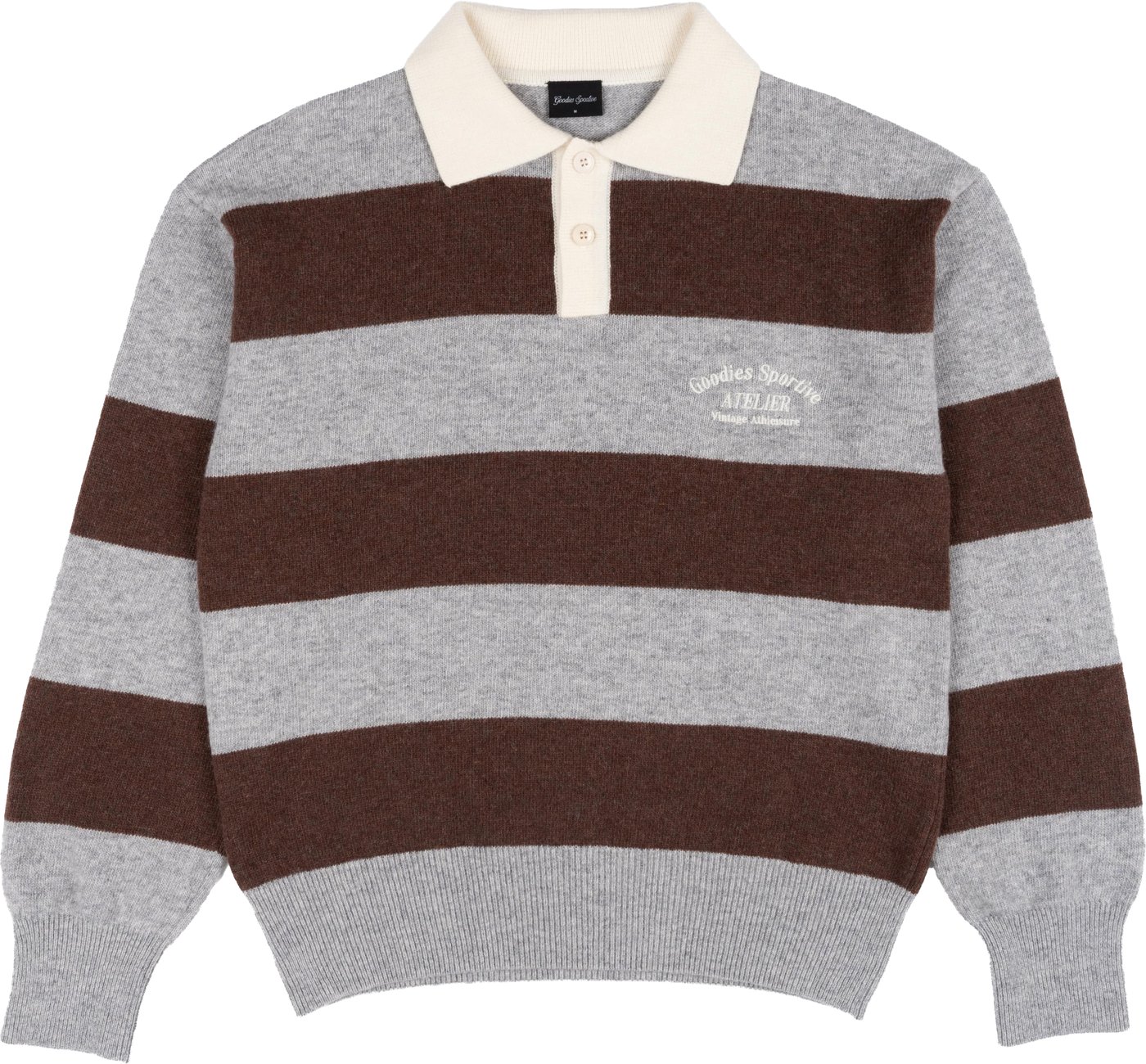 Goodies Sportive - Shitake polo - SP26 - Brown/grey