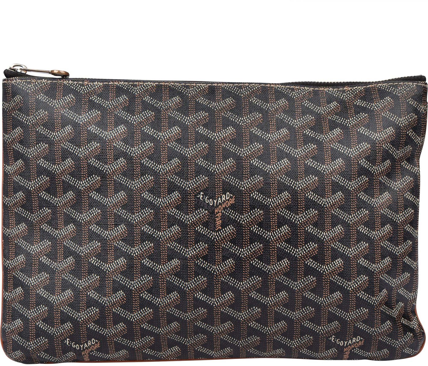 Goyard Noir Goyardine Monogram Clutch