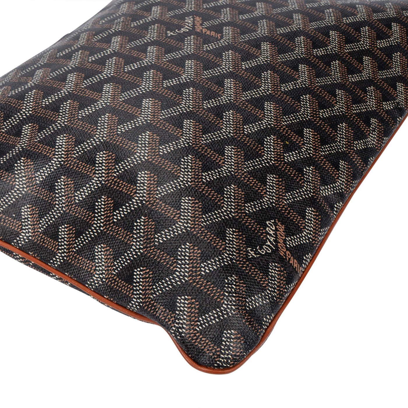 Goyard Noir Goyardine Monogram Clutch