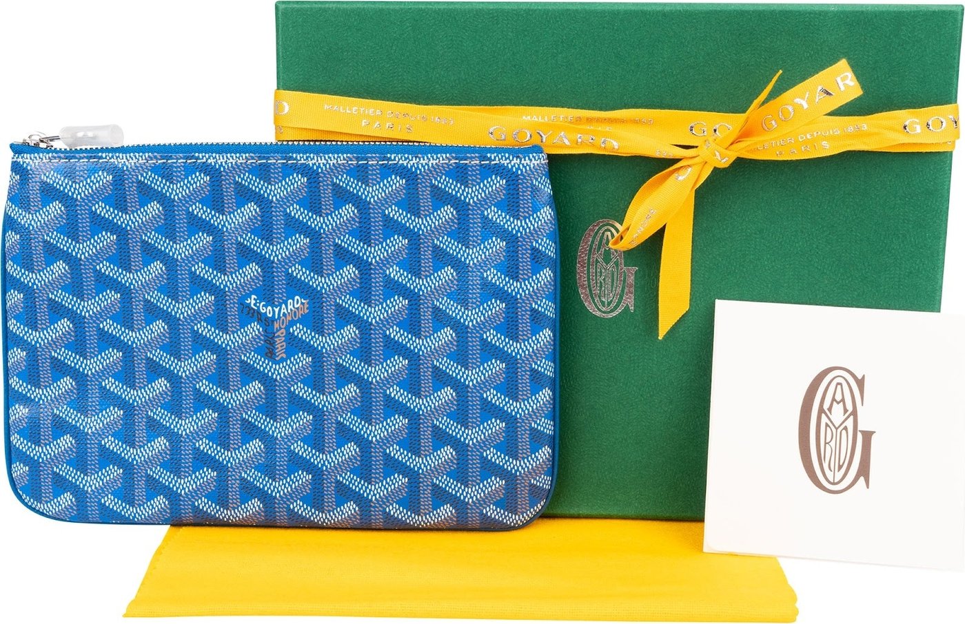 Goyard Monogram Goyardine Canvas Saint Louis PM Pouch