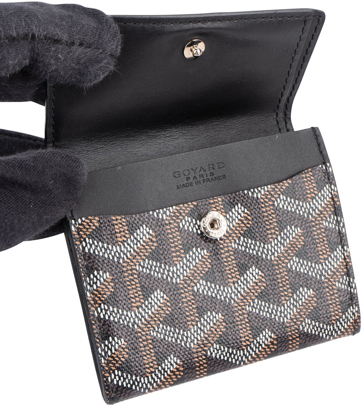 Goyard Goyardine Monogram Bifold Card Holder Wallet