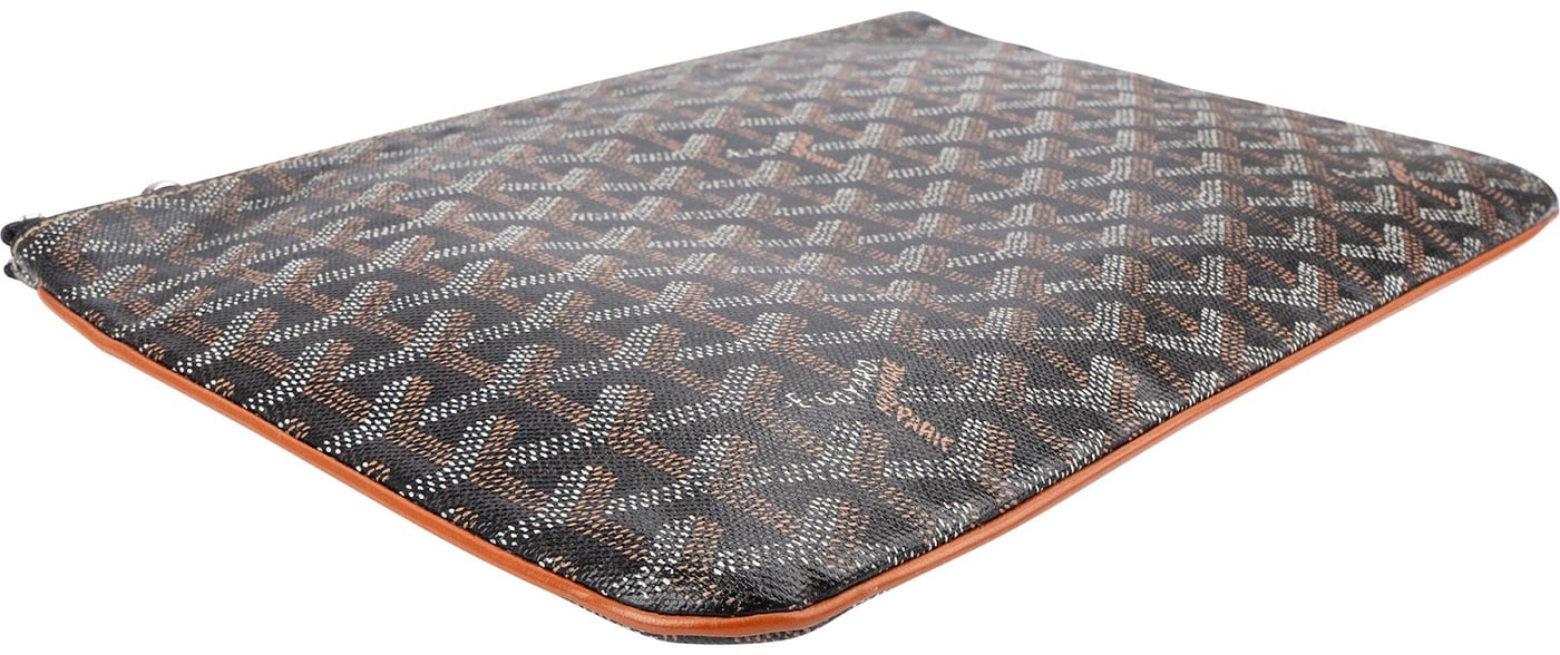 Goyard Monogram Goyardine Canvas Senat MM Clutch