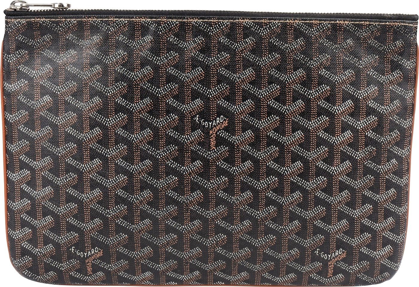 Goyard Monogram Goyardine Canvas Senat MM Clutch