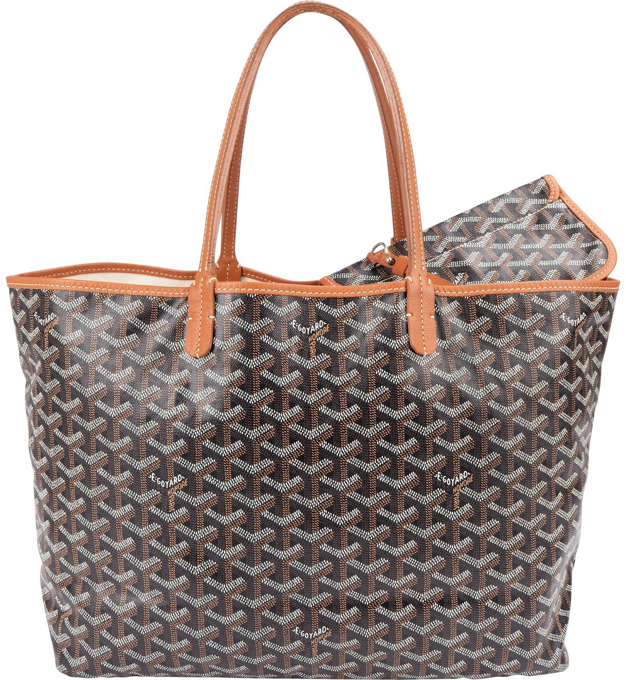 Goyard Goyardine Monogram Saint Louis PM Handbag