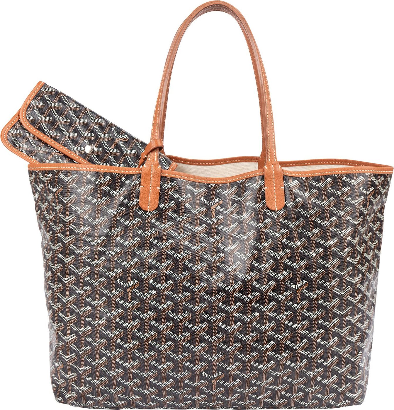 Goyard Goyardine Monogram Saint Louis PM Handbag