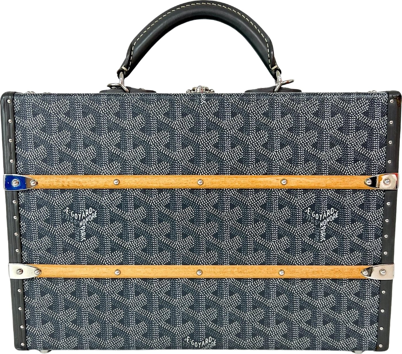 Goyard Grand Hotel Trunk Coated Canvas PM