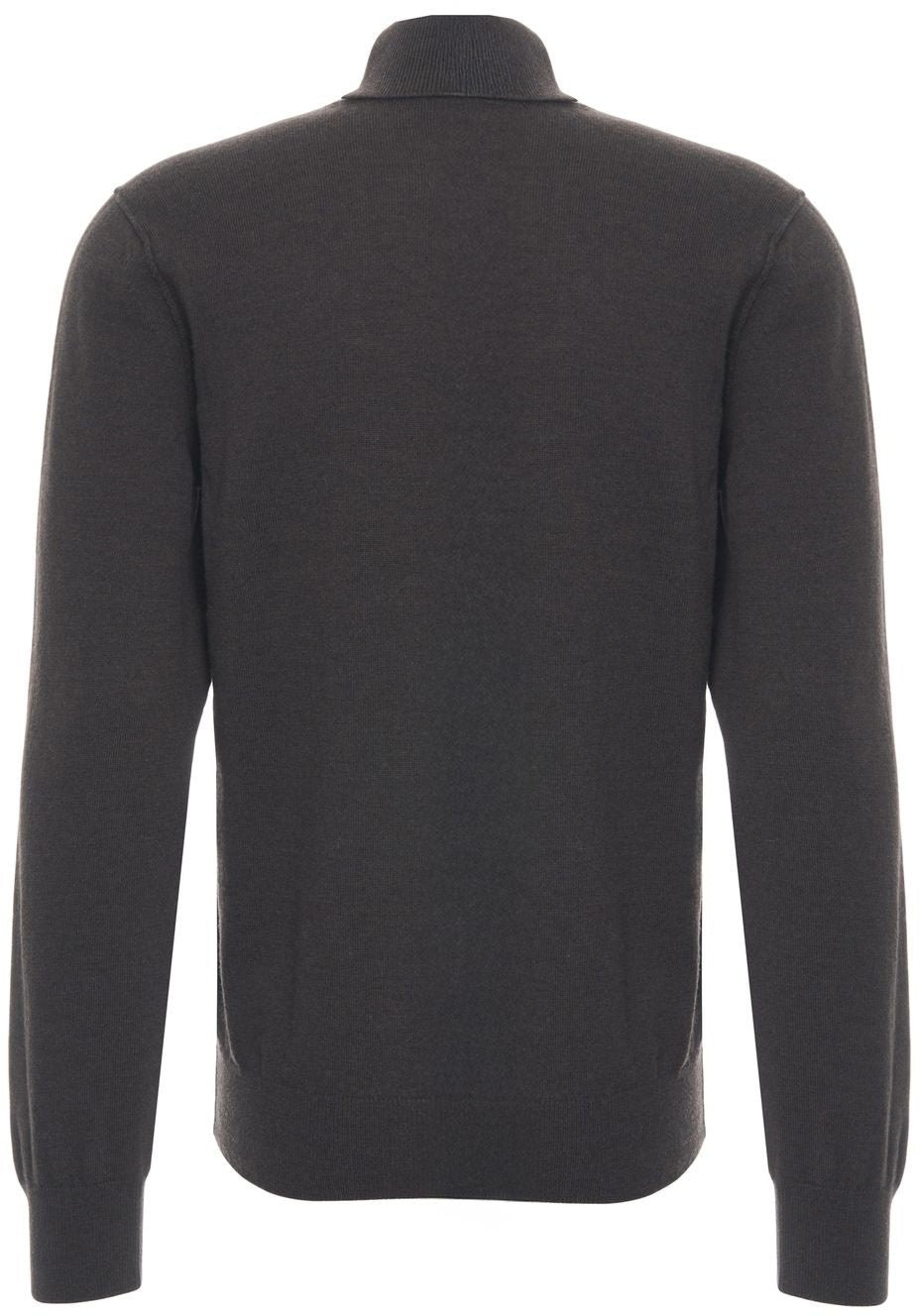 Wool turtleneck sweater