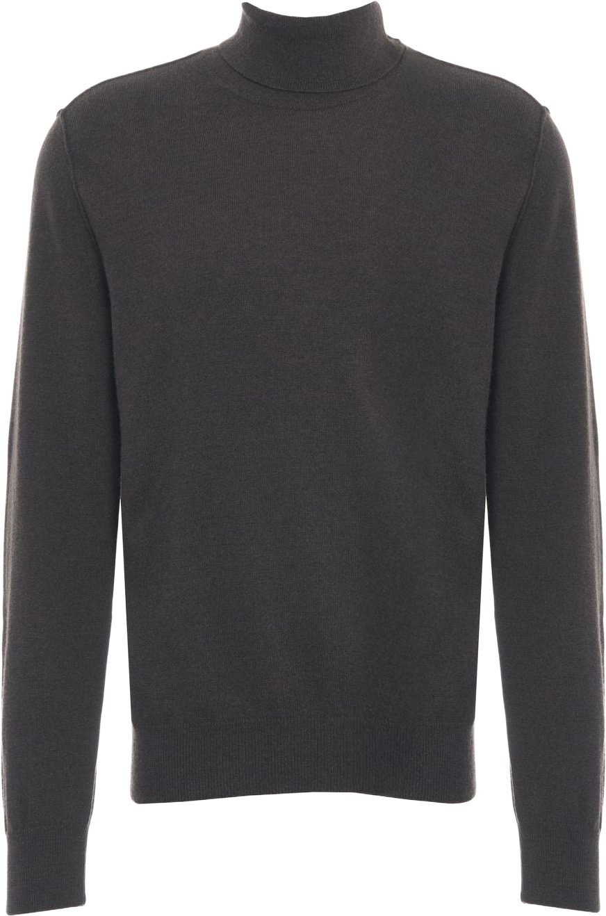 Wool turtleneck sweater