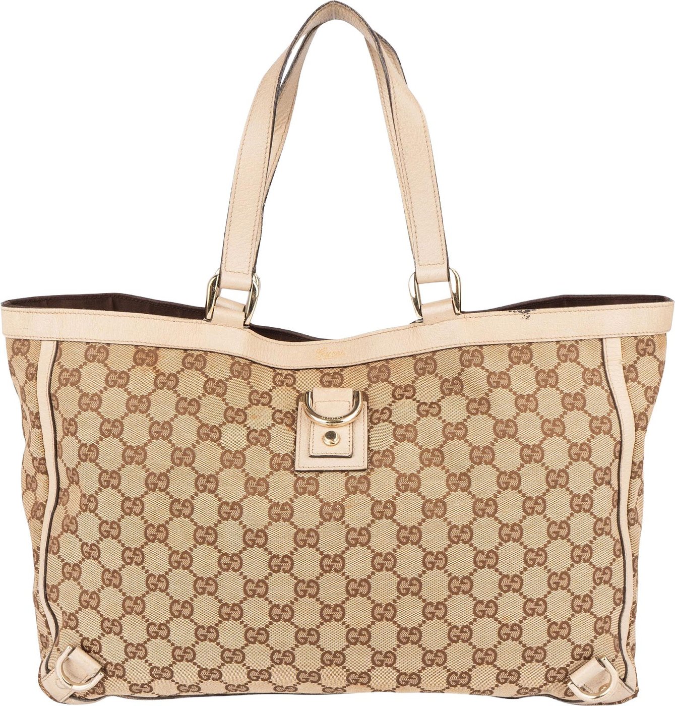 Gucci Monogram GG Canvas Abbey Handbag