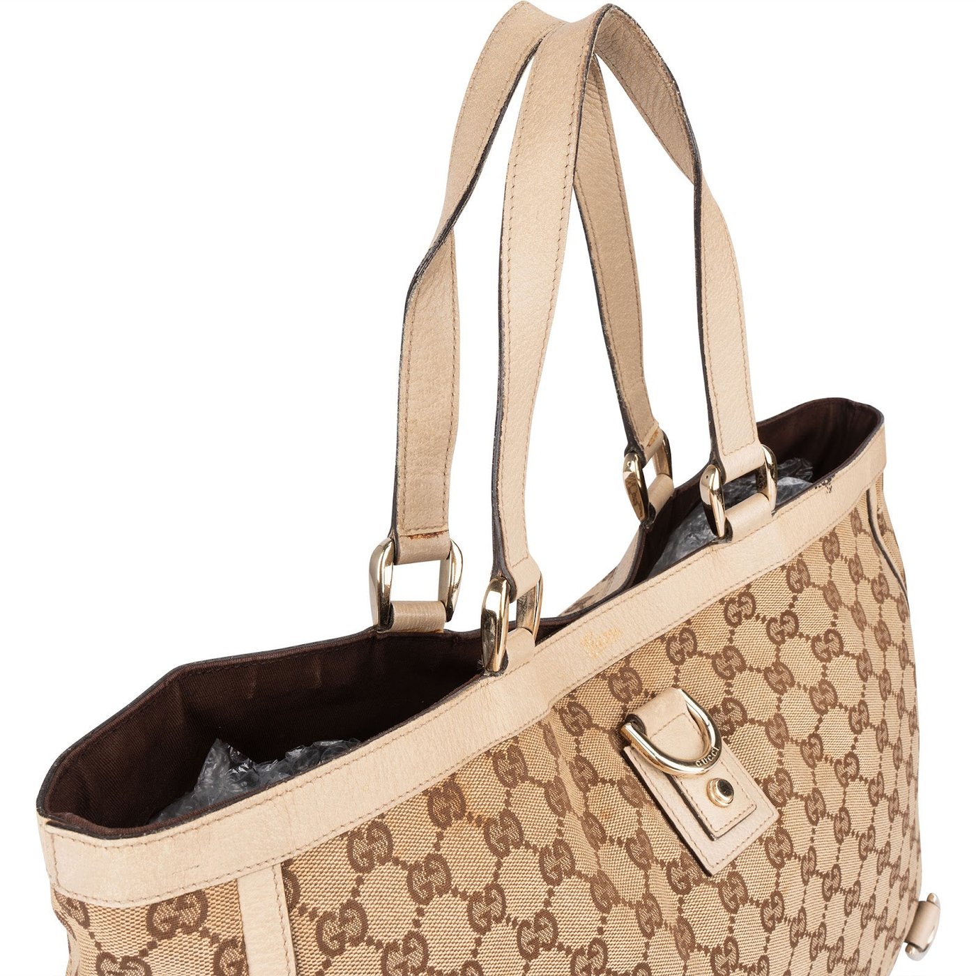 Gucci Monogram GG Canvas Abbey Handbag