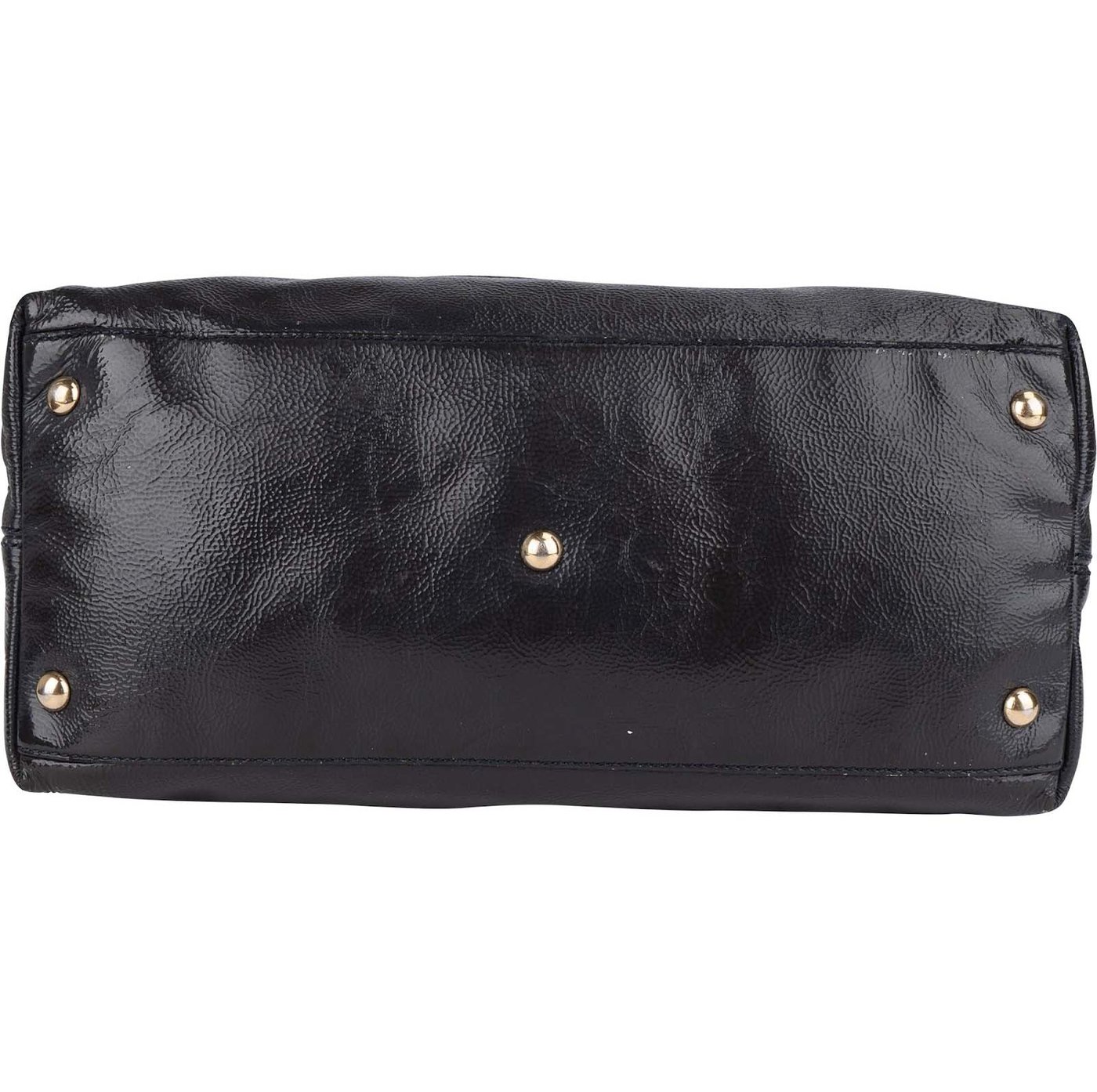 Gucci Black Patent Leather Soho Handbag