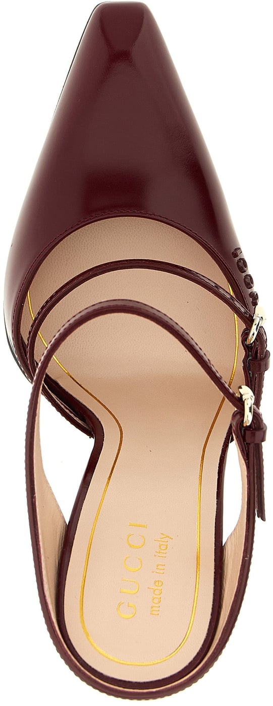 Gucci Multicolor Leather Wedge Sandals