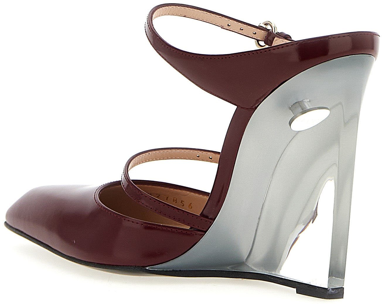 Gucci Multicolor Leather Wedge Sandals
