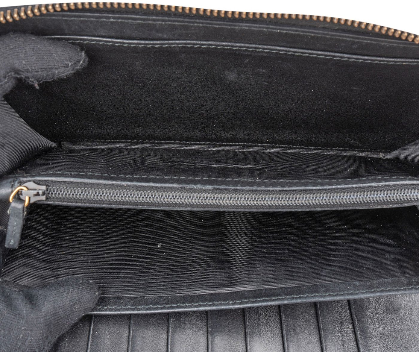 Gucci Monogram GG Marmont Matelassé Zip Around Organizer Wallet