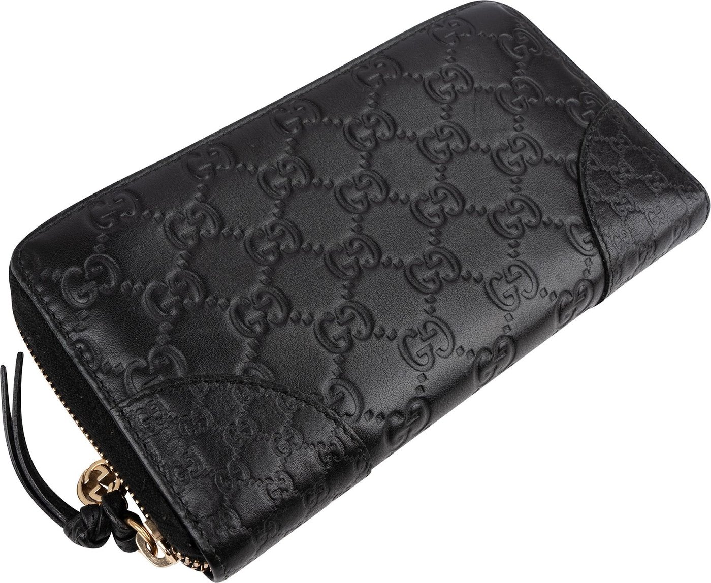 Gucci Guccissima Leather Zip Around Wallet