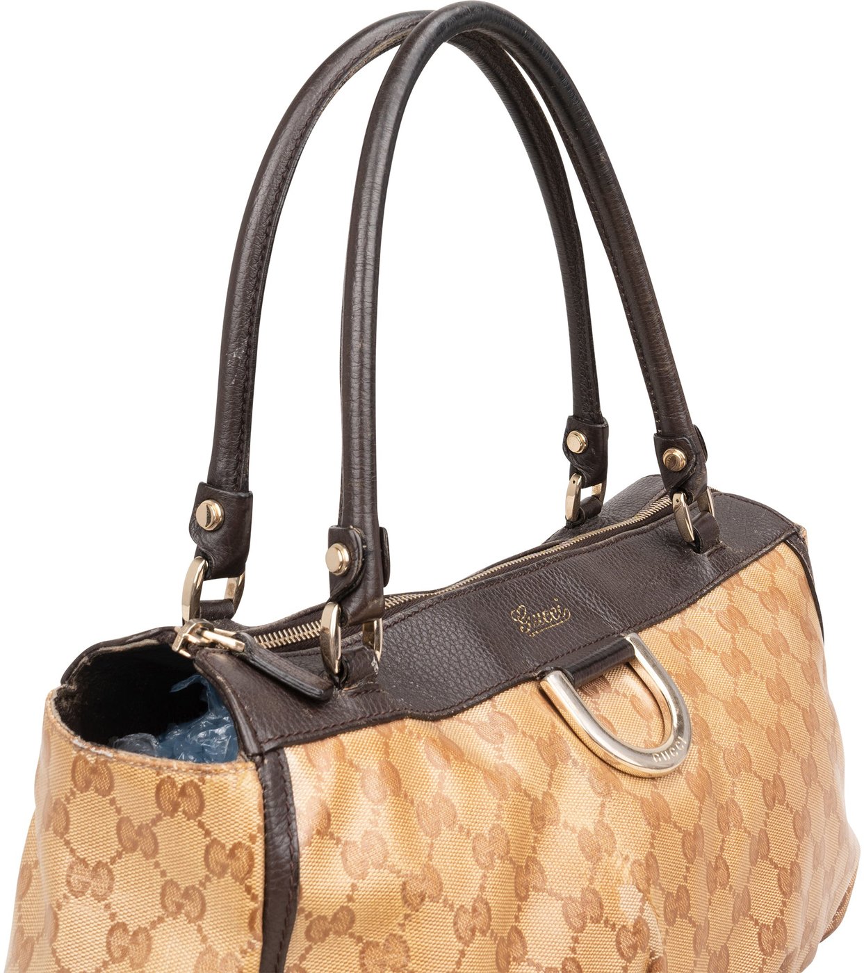 Gucci Monogram GG Canvas Abbey D-Ring Bag Handbag
