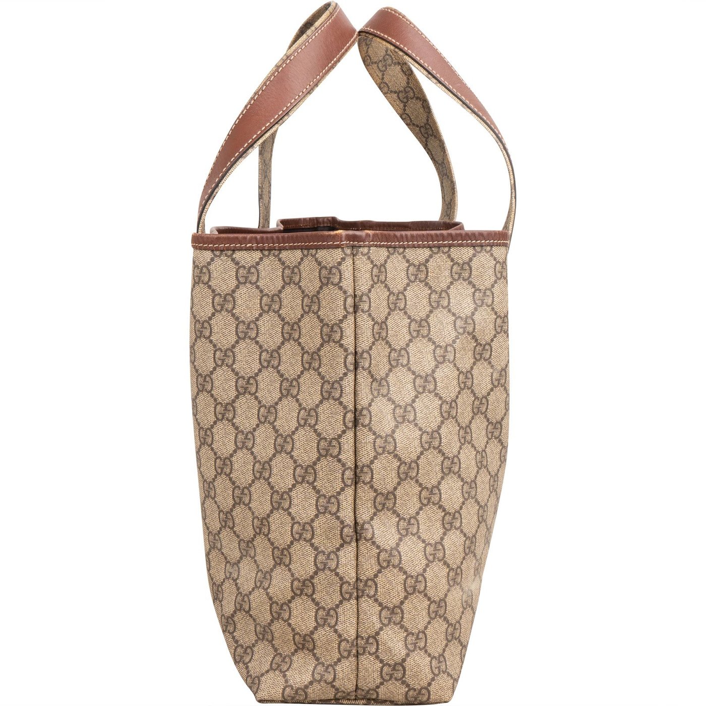 Gucci Monogram GG Supreme Web Tote Handbag