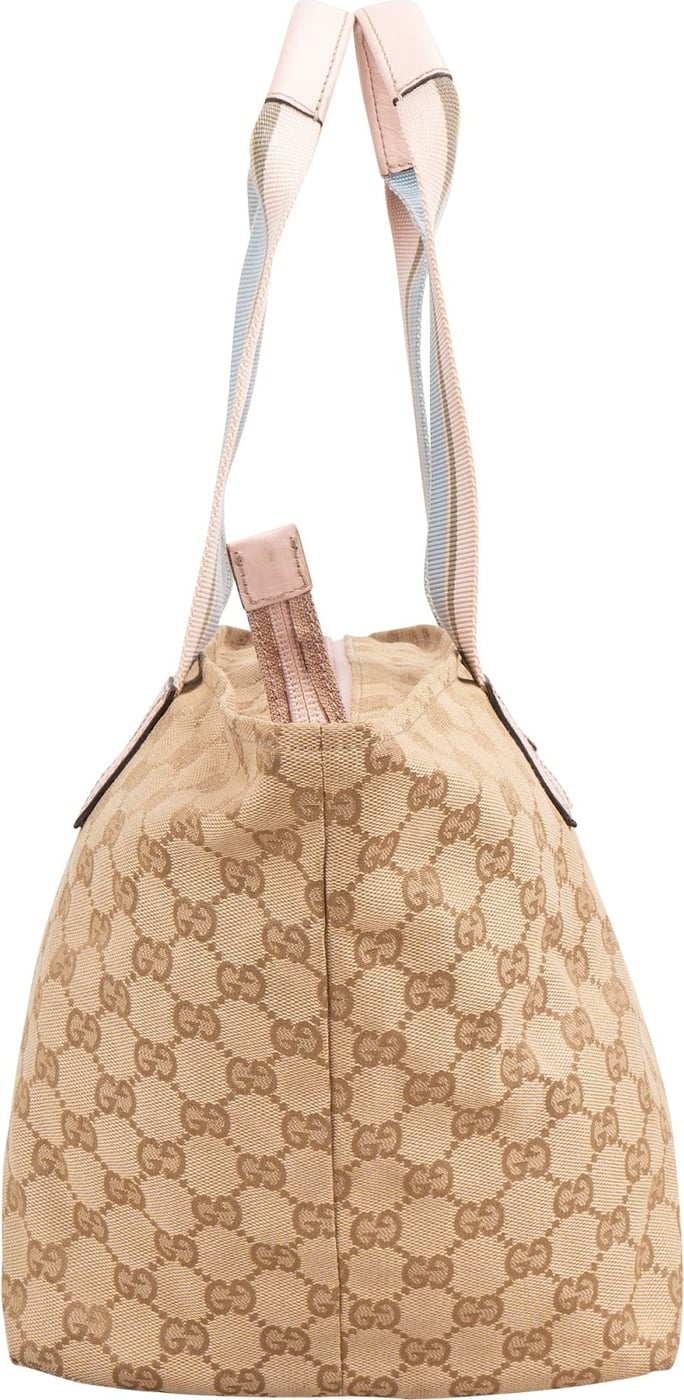 Gucci Monogram GG Canvas Tote Shoulder Bag