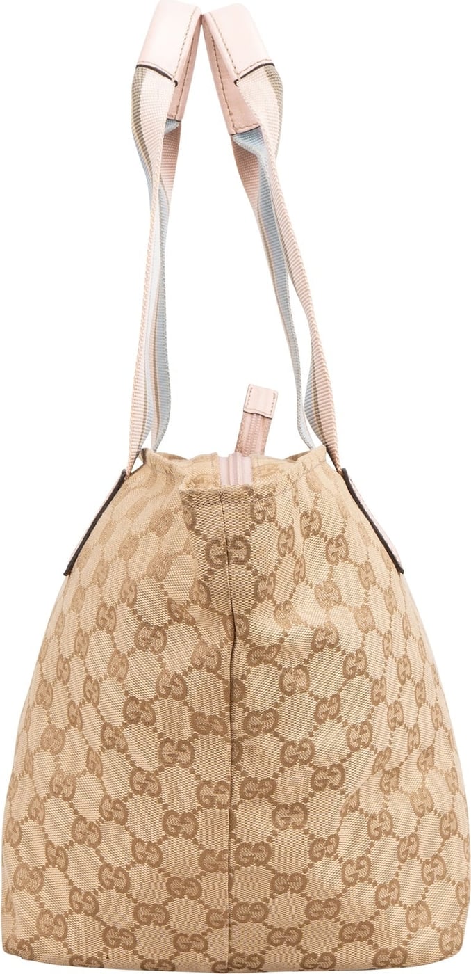 Gucci Monogram GG Canvas Tote Shoulder Bag