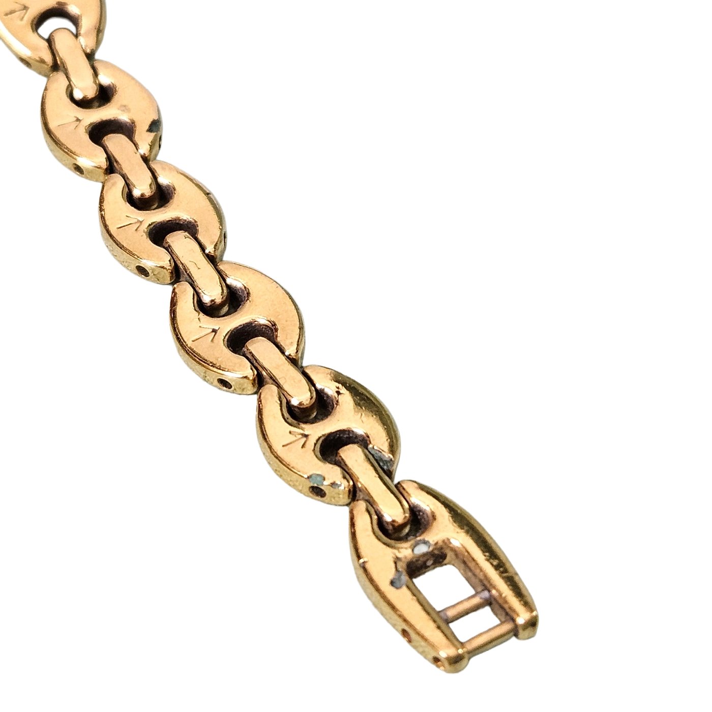 Gucci Gold Tone Change Bezel Chain 11/12.2 Woman Watch