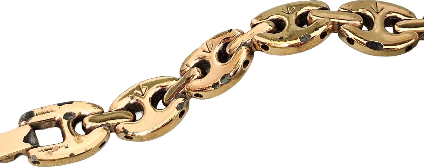 Gucci Gold Tone Change Bezel Chain 11/12.2 Woman Watch