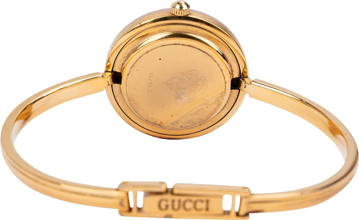 Gucci Gold Tone Change Bezel 11/12.2 Women Watch