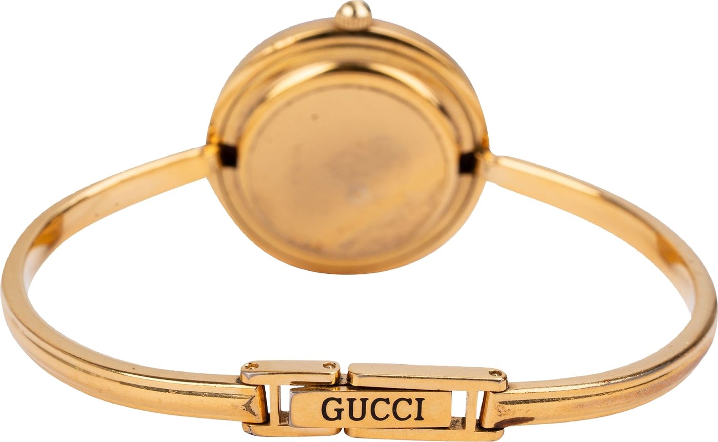 Gucci Gold Tone Change Bezel 11/12.2 Women Watch