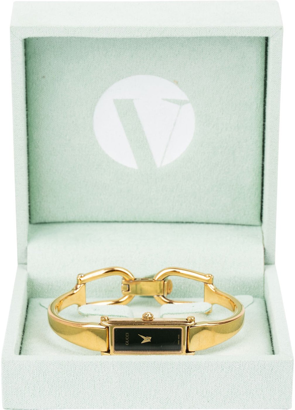 Gucci Gold Tone 1500L Bangle Woman Watch