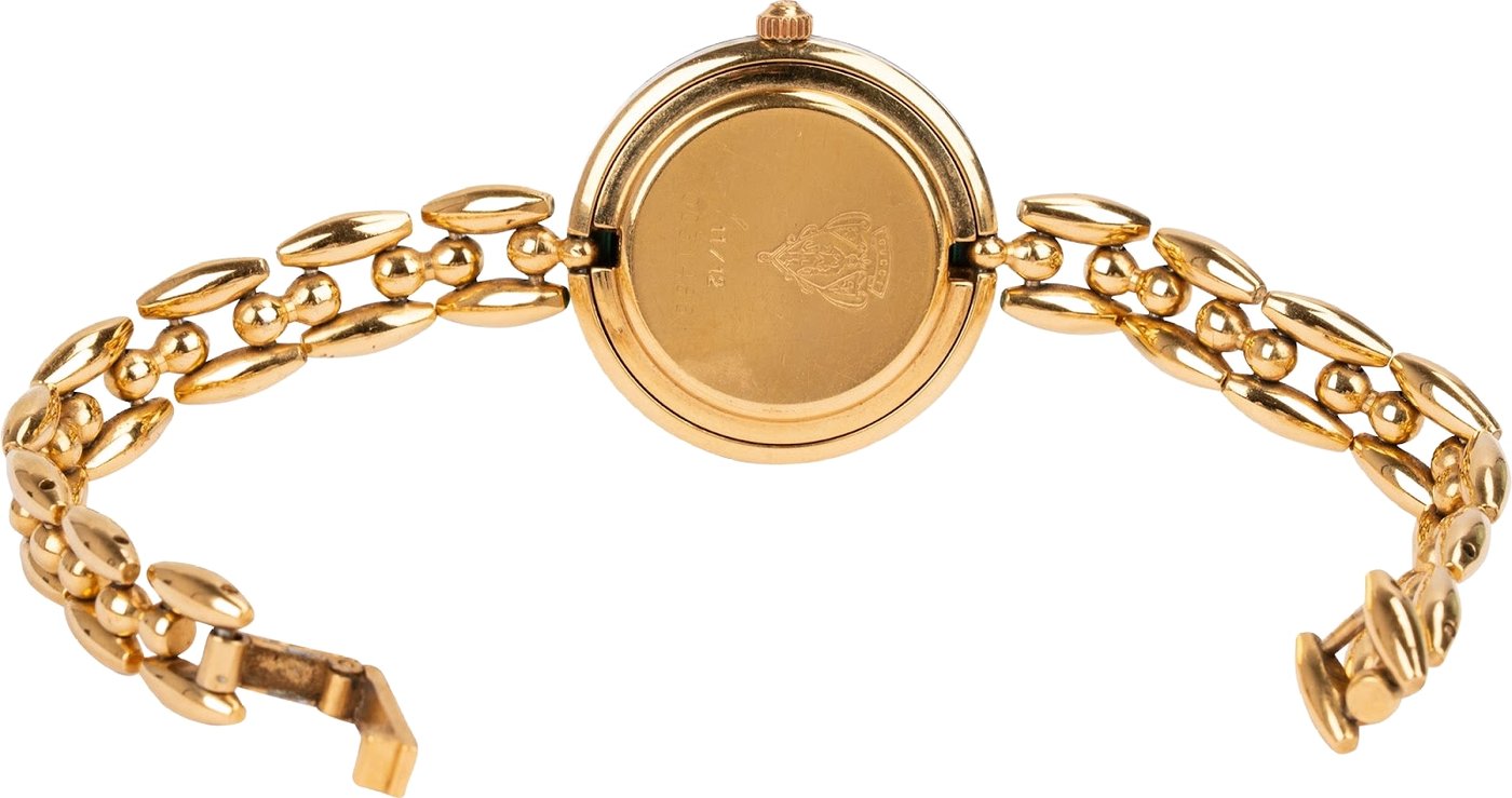 Gucci Gold Tone Change Bezel 11/12.2 Women Watch