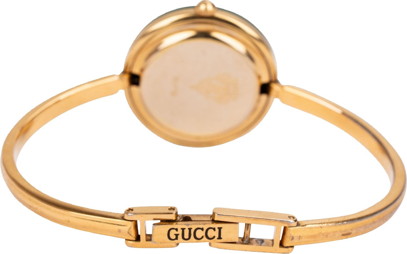 Gucci Gold Tone Change Bezel Bangle 11/12 Women Watch