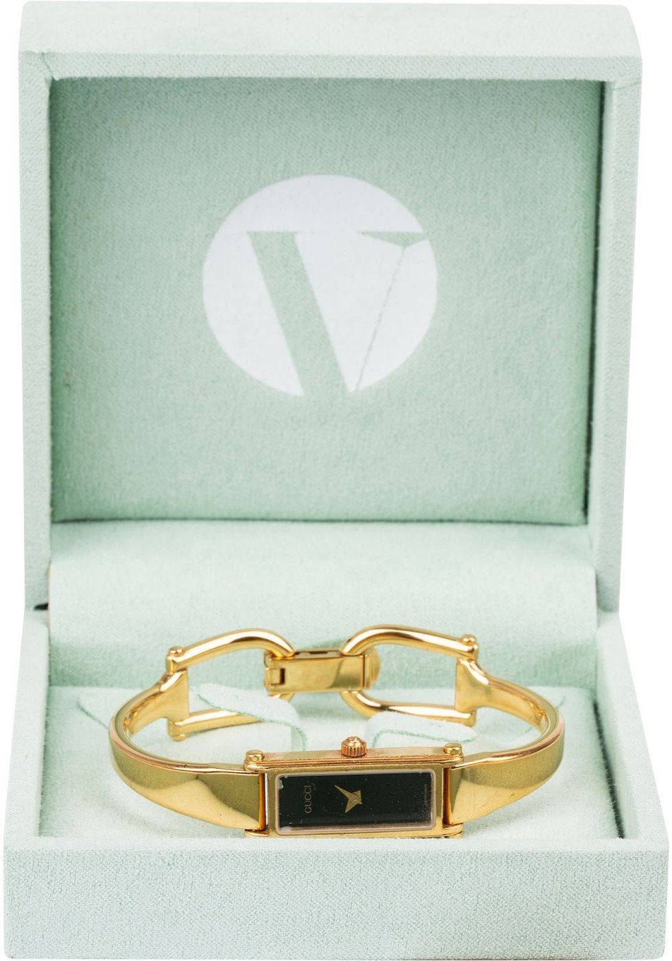 Gucci Gold Tone 1500L Bangle Woman Watch