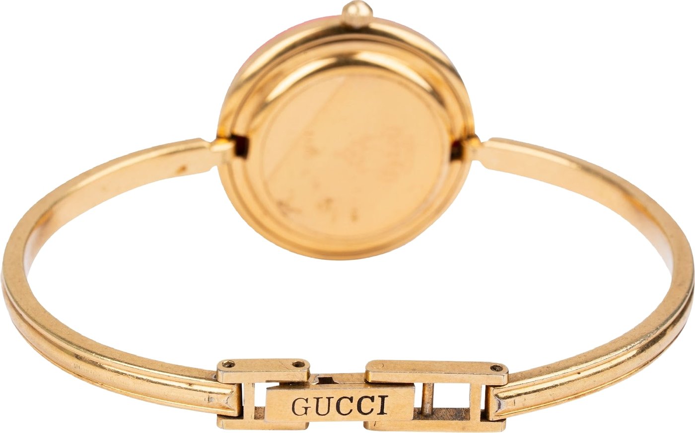 Gucci Gold Tone Change Bezel 11/12.2 Bangle Woman Watch