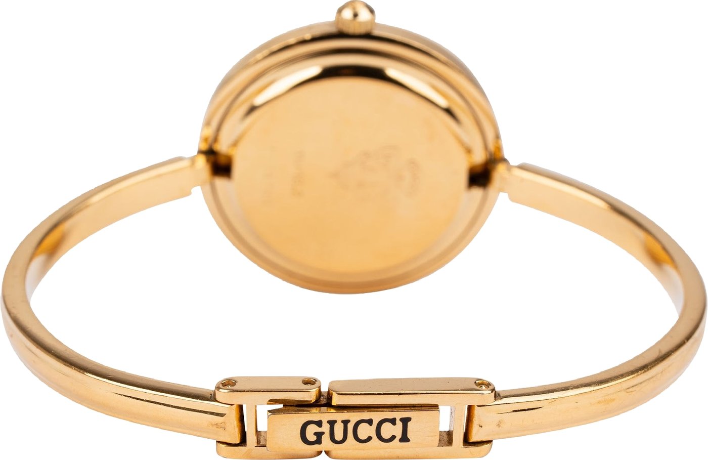 Gucci Gold Tone Change Bezel 11/12.2 Bangle Woman Watch