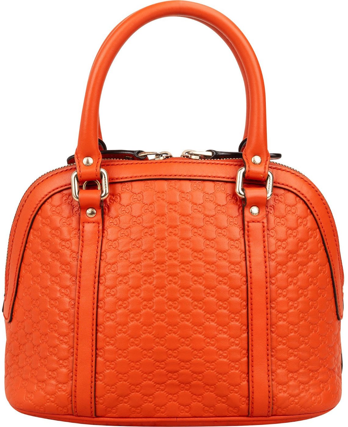 Gucci Microguccissima Leather Grey Mini Dome Handbag
