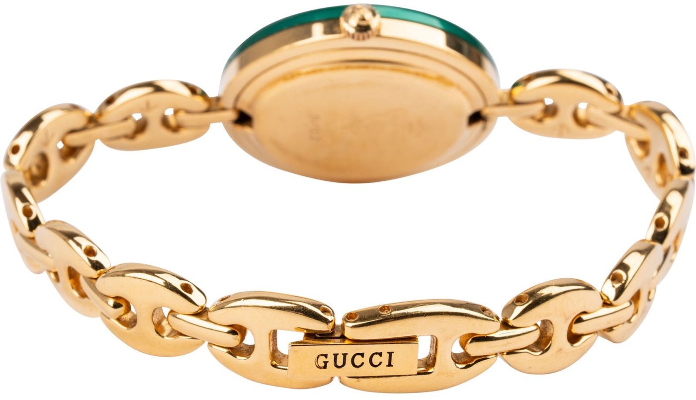 Gucci Gold Tone Change Bezel 11/12.2 Women Watch
