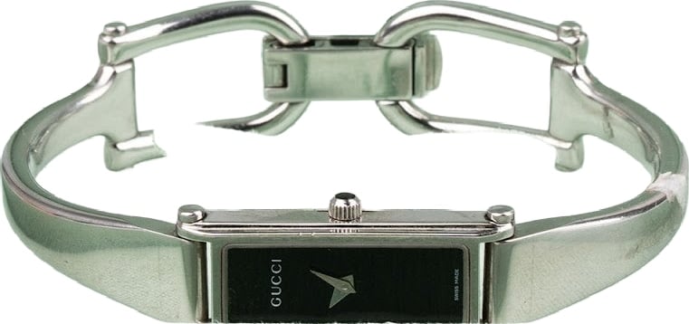 Gucci Silver Tone 1500L Bangle Woman Watch
