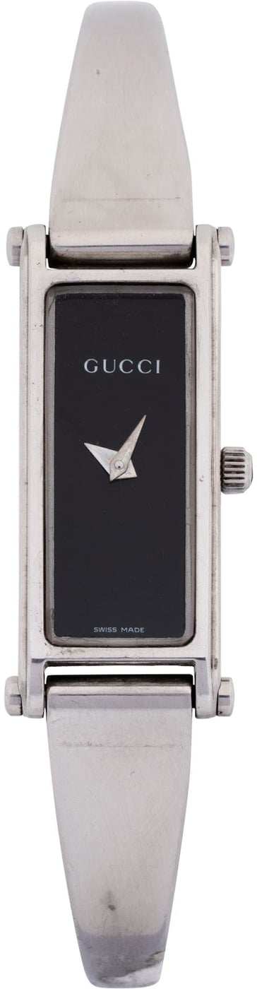 Gucci Silver Tone 1500L Bangle Woman Watch